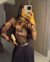 BLUSA TULE MARMORIZADA  - Foto 3