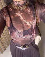 BLUSA TULE MARMORIZADA  - Foto 4