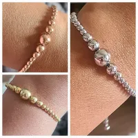 Pulseira de bolinhas ajustável PANDORA  - Foto 3
