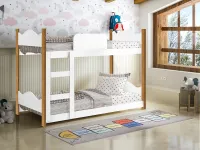 BELICHE INFANTIL ENCANTO BRANCA COM ESCORREGADOR- Gabrielli