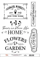 DT-042- Adesivo Transfer Placa Vintage- Tam. 21,0x14,8cm