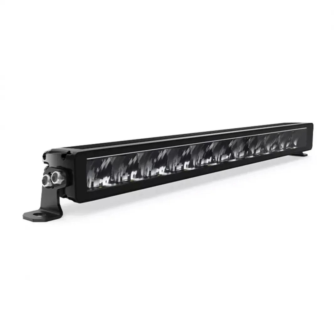 BARRA DE LED BLACK 54CM C/DRL LINE LIGHT BRANCO & AMBAR 180W