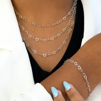 Pulseira Elos coração - maior - Foto 2