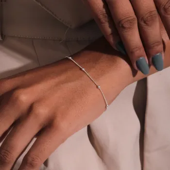 Pulseira Bolinhas - bolinhas menores no meio