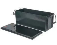 Caixa de armazenamento para bateria tipo solar, LiFePO4, 12V, 24V, 36V, 48V suportando 60Ah à 600Ah, caixa plástica impermeável