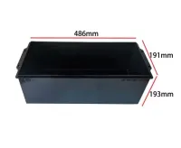 Caixa de armazenamento para bateria tipo solar, LiFePO4, 12V, 24V, 36V, 48V suportando 60Ah à 600Ah, caixa plástica impermeável - Foto 2